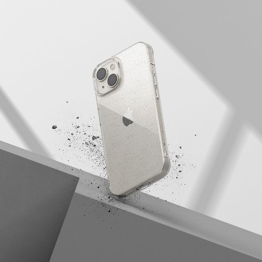 Hülle für Apple iPhone 18 Pro Max / 17 Pro Max, Techsuit, SparkleSkin, Transparent