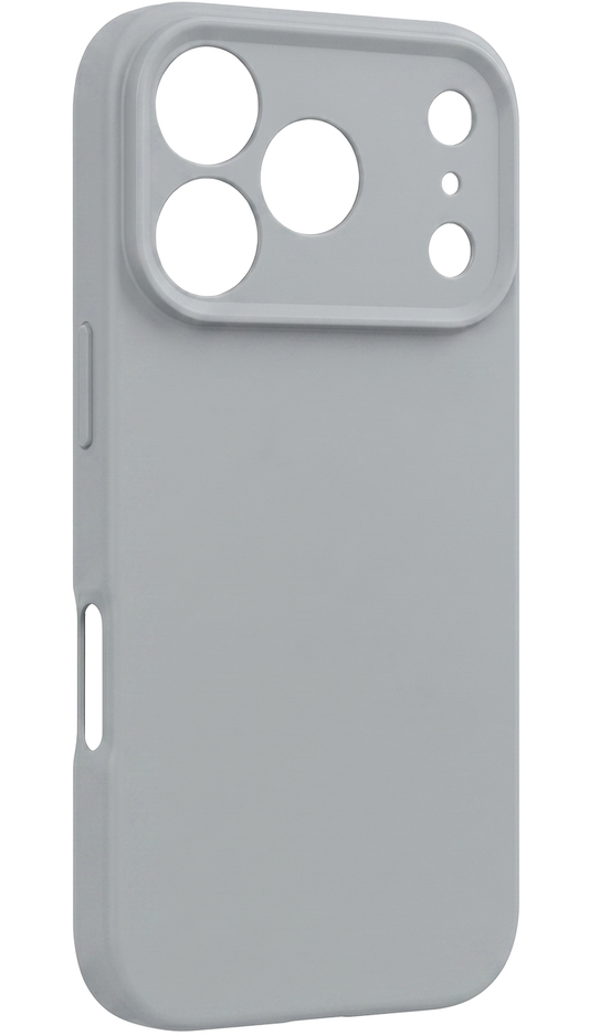 Coque pour Apple iPhone 17 Pro, OEM, Silicone, Gris