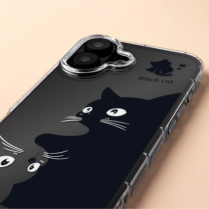 Hülle für Apple iPhone 17, OEM, Ultra Trendy Cat, Schwarz