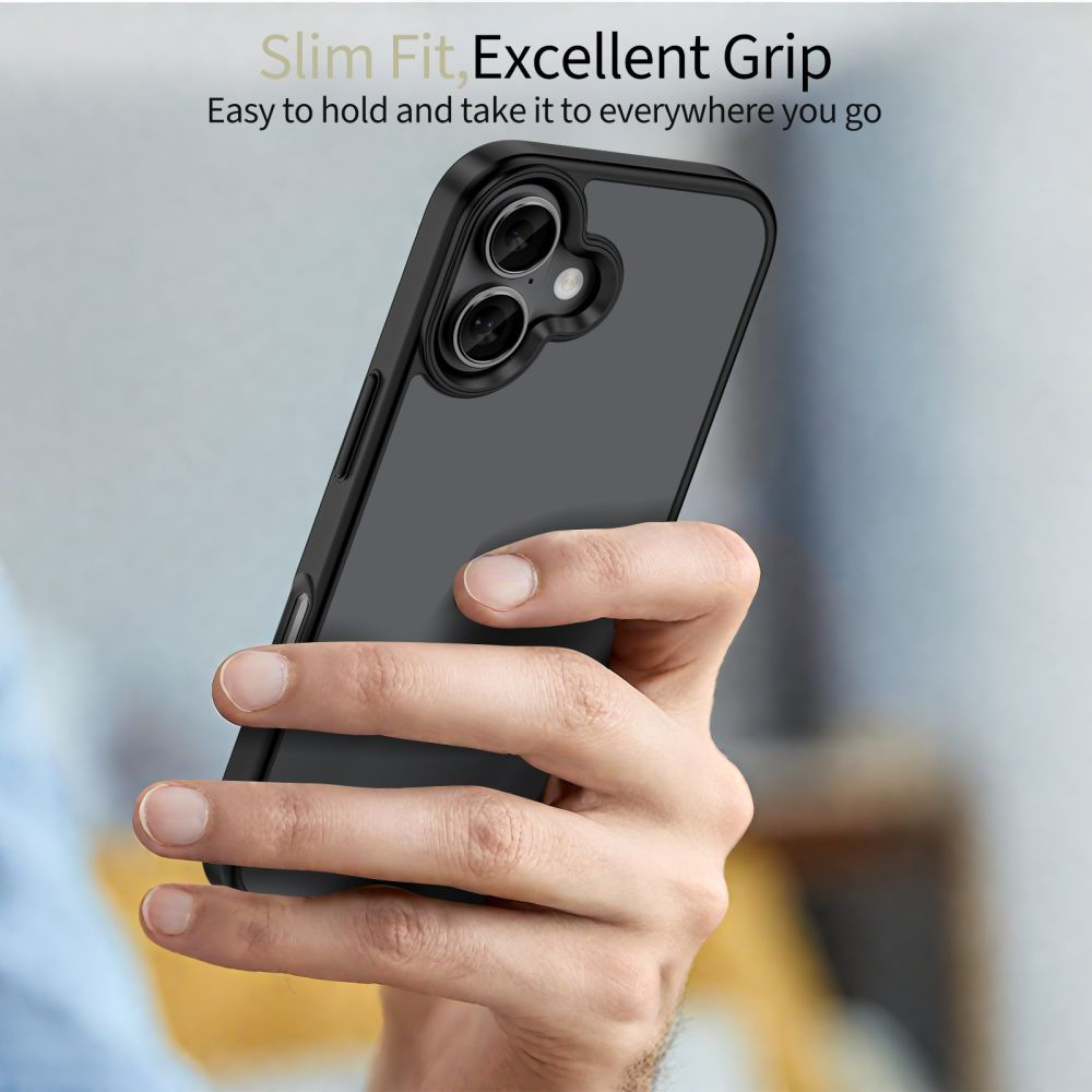 Hülle für Apple iPhone 17, Tech-Protect, Magmat, Matt Schwarz
