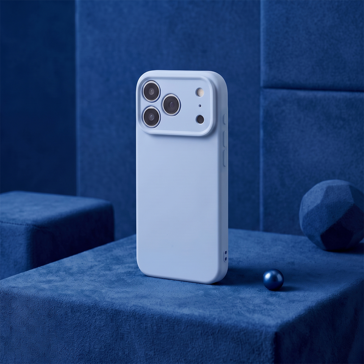 Case for Apple iPhone 18 Pro / 17 Pro, OEM, Silicone, Blue