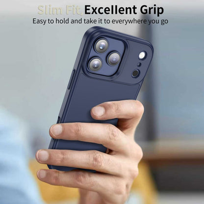 Étui pour Apple iPhone 17 Pro Max, Tech-Protect, Magmat, Bleu Marine Mat