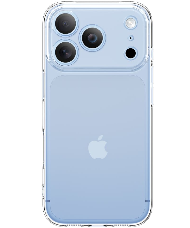 Hülle für Apple iPhone 18 Pro Max / 17 Pro Max, Tech-Protect, Flexair mit Displayschutz, Transparent
