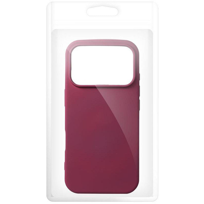 Hülle für Apple iPhone 18 Pro / iPhone 17 Pro, OEM, Silikon, Weinrot
