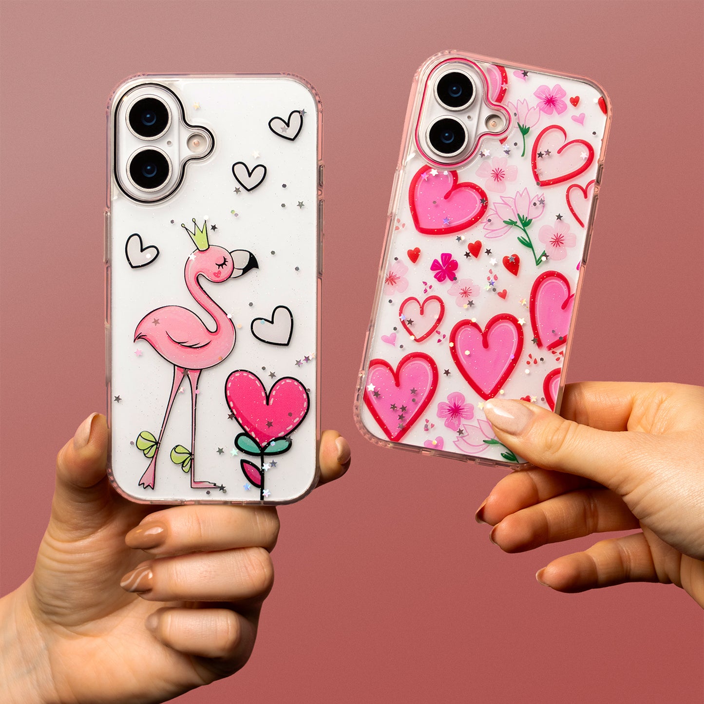Coque pour Apple iPhone 14 Pro, OEM, Ultra Trendy Love 2, Multicolore