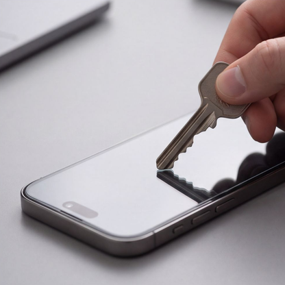 Hülle für Apple iPhone 18 Pro Max / 17 Pro Max, Tech-Protect, Flexair mit Displayschutz, Transparent