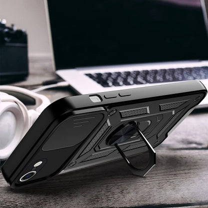 Hülle für Apple iPhone 6 / 6s, Techsuit, CamShield, Schwarz