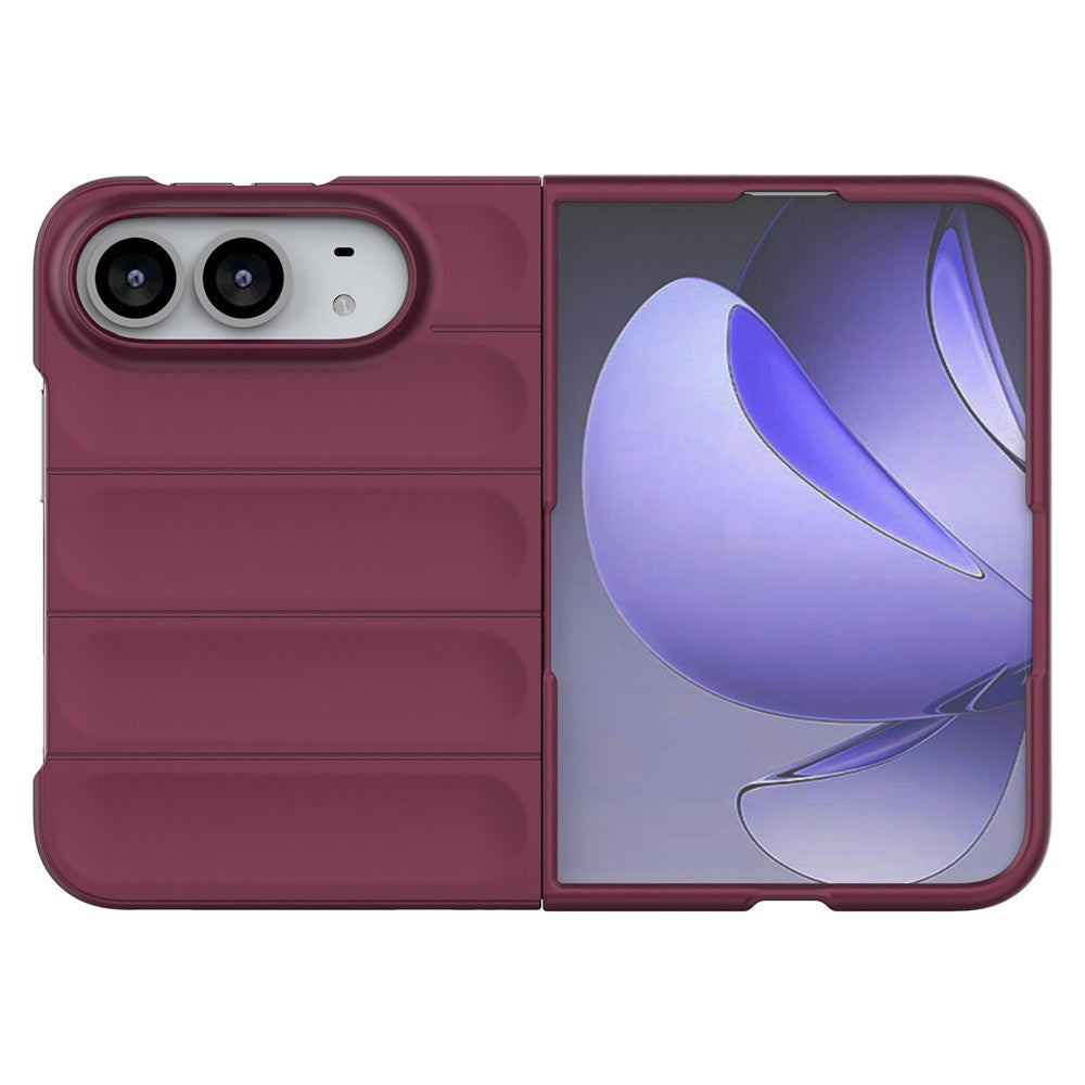 Hülle für Apple iPhone Duo, Techsuit, Magic Shield, Dunkelburgunderrot