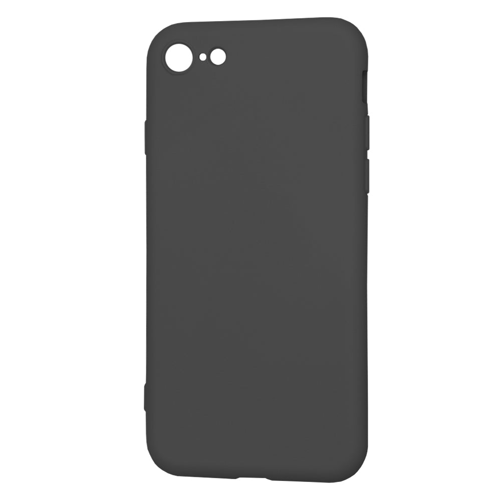 Hülle für Apple iPhone SE (2022) / SE (2020) / 8 / 7, Techsuit, SoftFlex, Schwarz