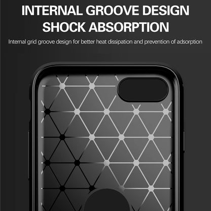 Coque pour Apple iPhone SE (2022) / SE (2020), Techsuit, Carbone, Noire