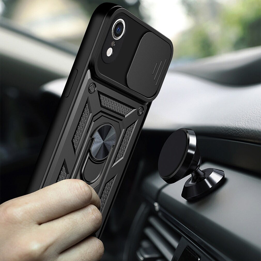 Case for Apple iPhone XR, Techsuit, CamShield, Black