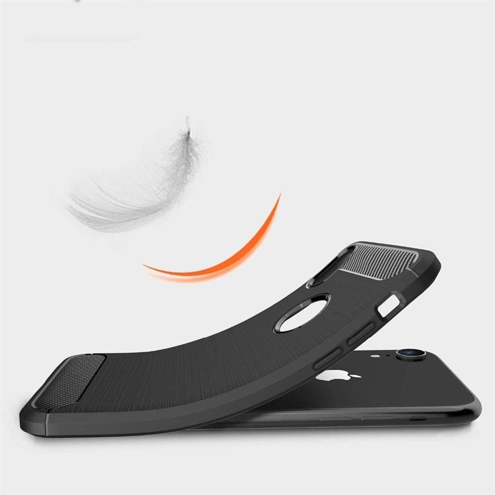 Case for Apple iPhone XR, Techsuit, Carbon, Black