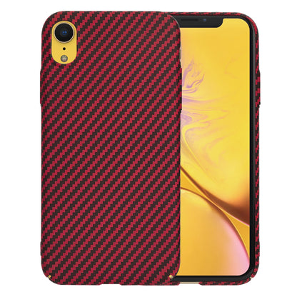 Case for Apple iPhone XR, Techsuit, Carbonite FiberShell, Red