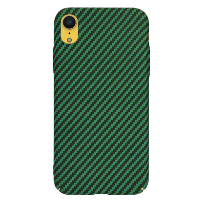 Coque pour Apple iPhone XR, Techsuit, Carbonite FiberShell, Vert