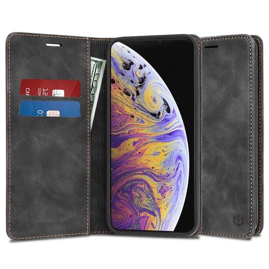 Hülle für Apple iPhone XS Max, Techsuit, Confy, Schwarz