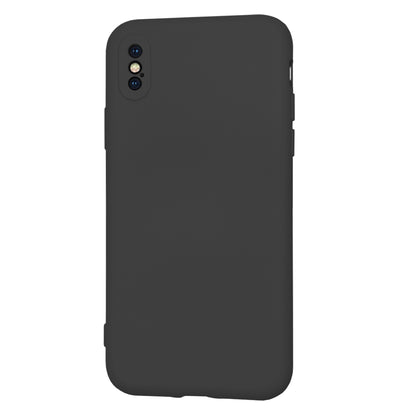 Hülle für Apple iPhone XS / X, Techsuit, SoftFlex, Schwarz