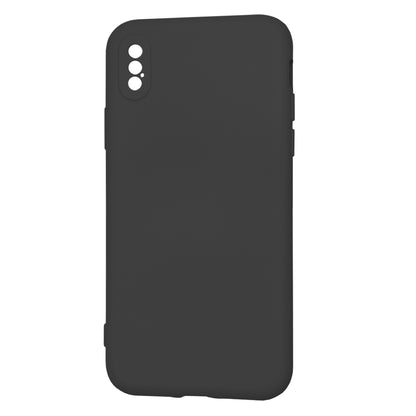 Hülle für Apple iPhone XS / X, Techsuit, SoftFlex, Schwarz