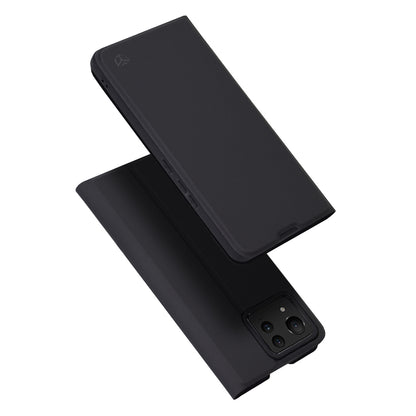 Hülle für Asus Zenfone 11 Ultra, Techsuit, Magskin Book, Schwarz