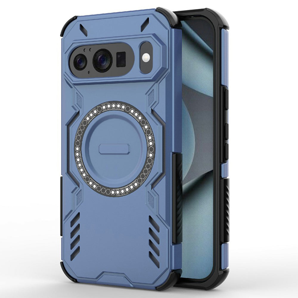 Coque MagSafe pour Google Pixel 10 Pro / 10, Techsuit, ArmorMag, Bleue