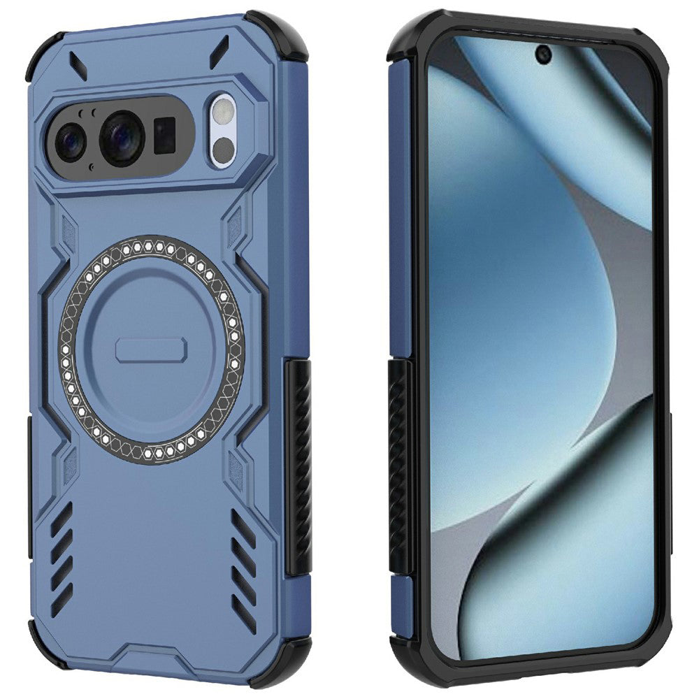 Coque MagSafe pour Google Pixel 10 Pro / 10, Techsuit, ArmorMag, Bleue