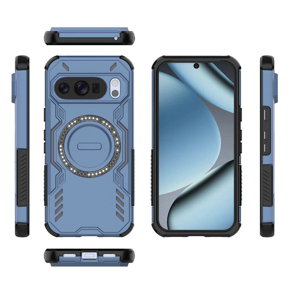 Coque MagSafe pour Google Pixel 10 Pro / 10, Techsuit, ArmorMag, Bleue
