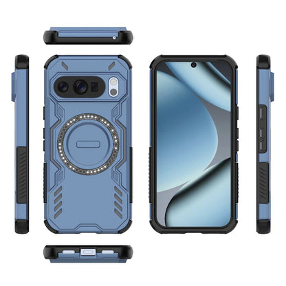 Coque MagSafe pour Google Pixel 10 Pro / 10, Techsuit, ArmorMag, Bleue