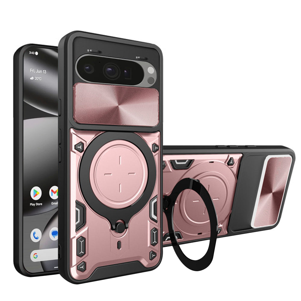 Coque pour Google Pixel 10 Pro XL, Techsuit, CamGuard Pro, Rose Doré