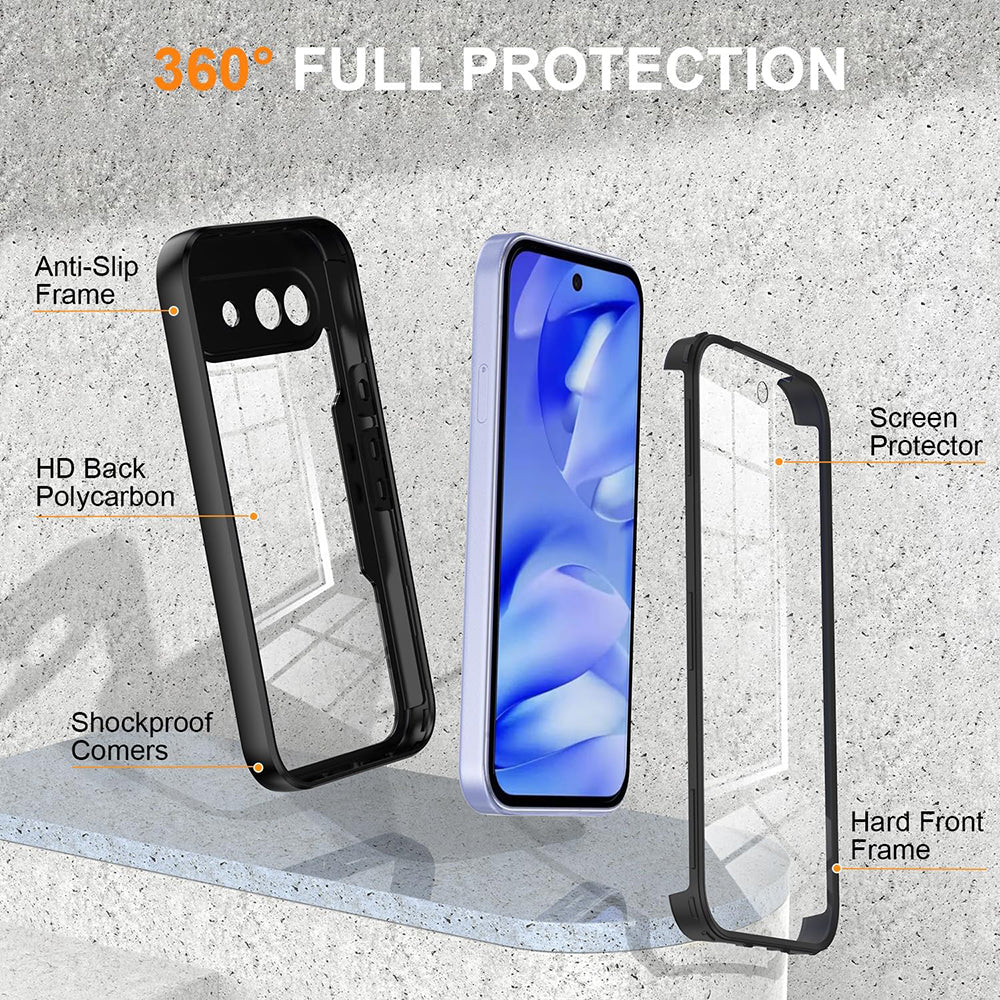 Étui pour Google Pixel 10a, Techsuit, ColorVerse 360, Noir