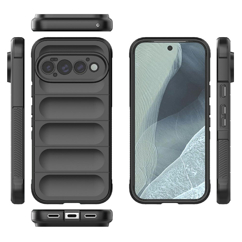 Hülle für Google Pixel 11 Pro, Techsuit, Magic Shield, Schwarz