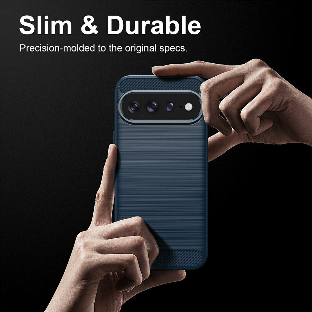 Coque pour Google Pixel 11 Pro XL, Techsuit, Carbone, Bleue