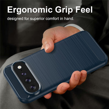 Coque pour Google Pixel 11 Pro XL, Techsuit, Carbone, Bleue