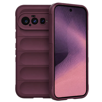 Hülle für Google Pixel 11, Techsuit, Magic Shield, Weinrot