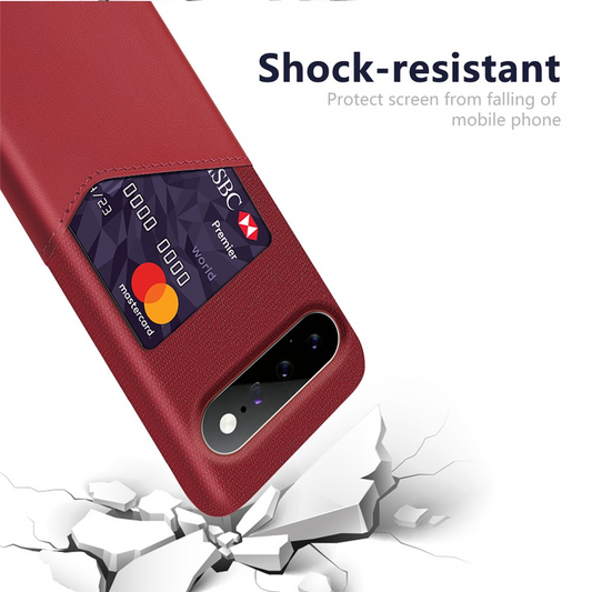 Case for Google Pixel 11 Pro XL, OEM, Card Holder, Red
