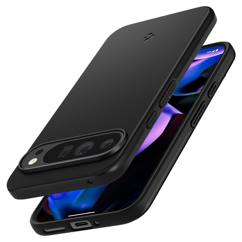 Hülle für Google Pixel 9 Pro XL, Spigen, Thin Fit, Schwarz ACS07731
