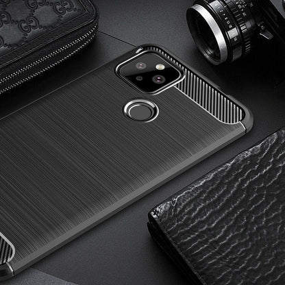 Coque pour Google Pixel 5, Techsuit, Carbone, Noire