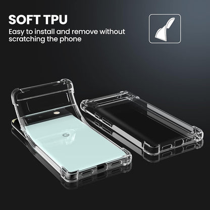 Case for Google Pixel 6 Pro, Techsuit, Shockproof Clear, Transparent