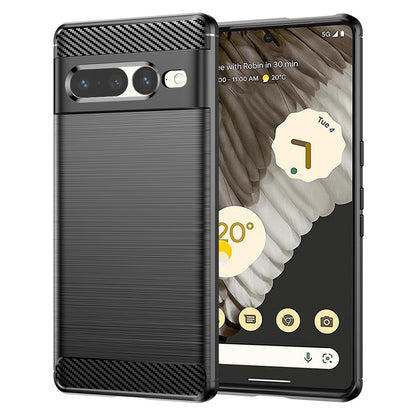 Coque pour Google Pixel 7 Pro, Techsuit, Carbone, Noire