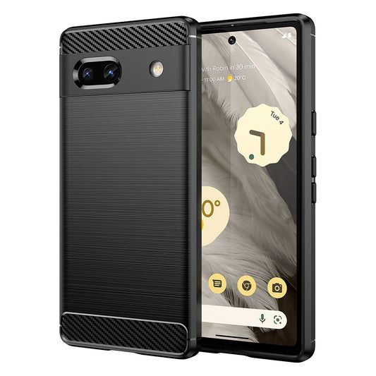 Coque pour Google Pixel 7a, Techsuit, Carbone, Noire