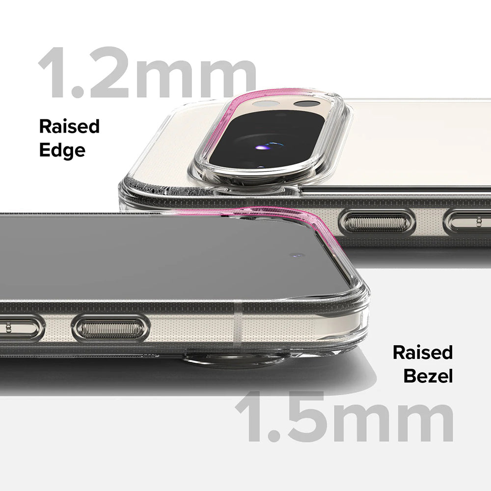 Coque pour Google Pixel 9 / 9 Pro, Ringke, Fusion, Transparente