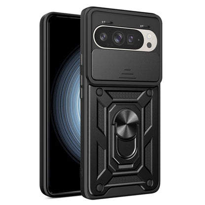 Case for Google Pixel 9 / 9 Pro, Techsuit, CamShield, Black