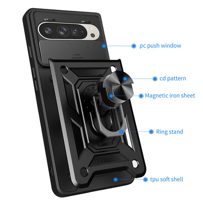Case for Google Pixel 9 / 9 Pro, Techsuit, CamShield, Pink