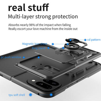 Coque pour Google Pixel 9 Pro Fold, Techsuit, CamShield, Bleue