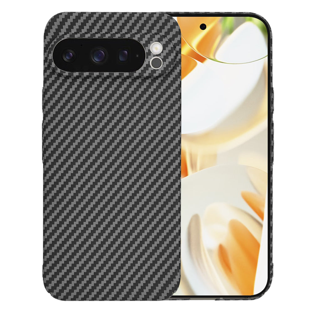 Coque pour Google Pixel 9 Pro, Techsuit, Carbonite FiberShell, Noire