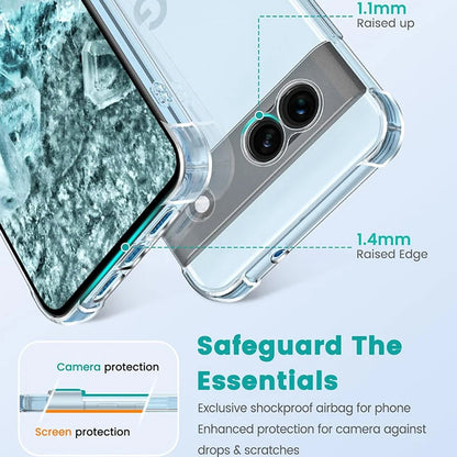 Case for Google Pixel 9 Pro, Techsuit, Shockproof Clear, Transparent