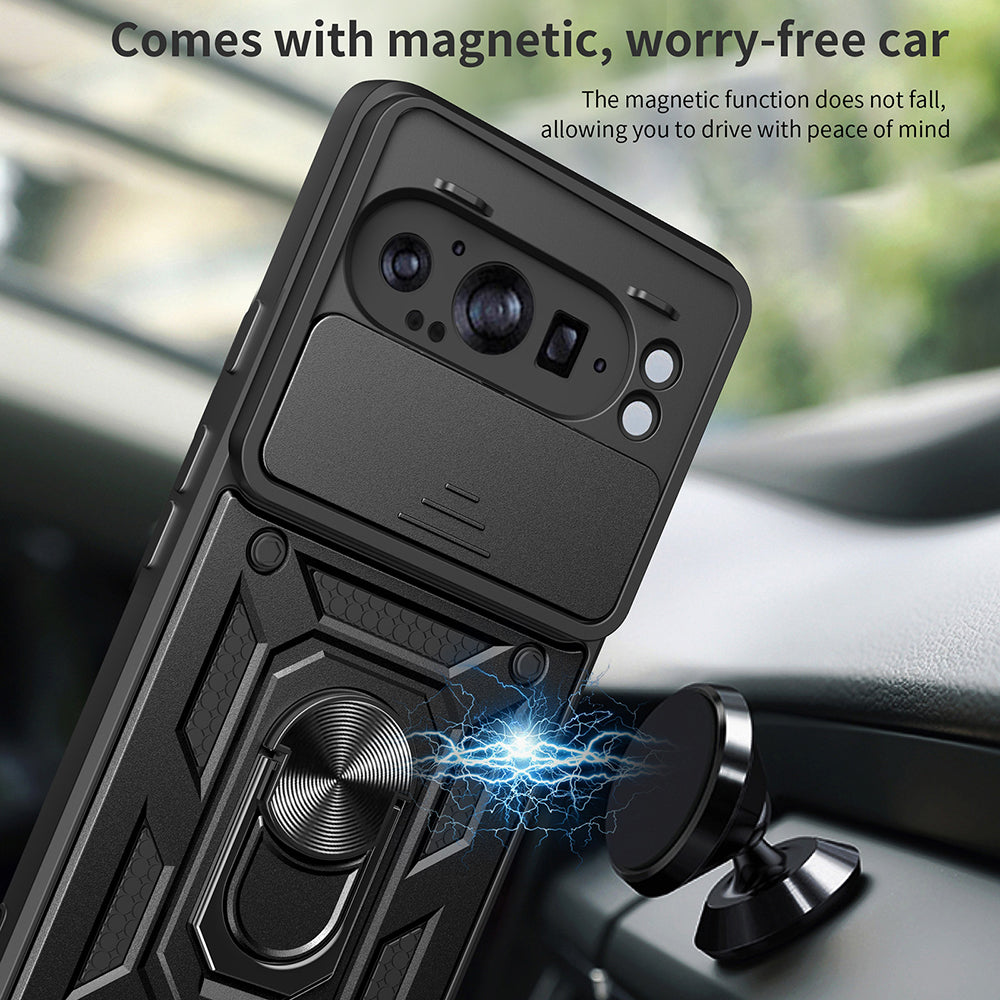 Coque pour Google Pixel 9 Pro XL, Techsuit, CamShield, Noire