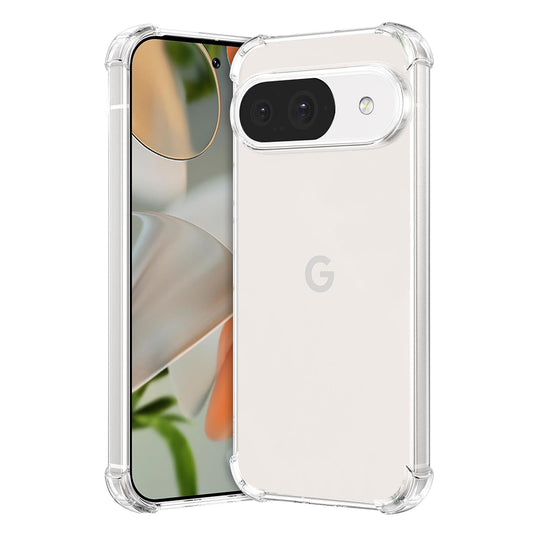 Hülle für Google Pixel 9, Techsuit, stoßfest klar, transparent