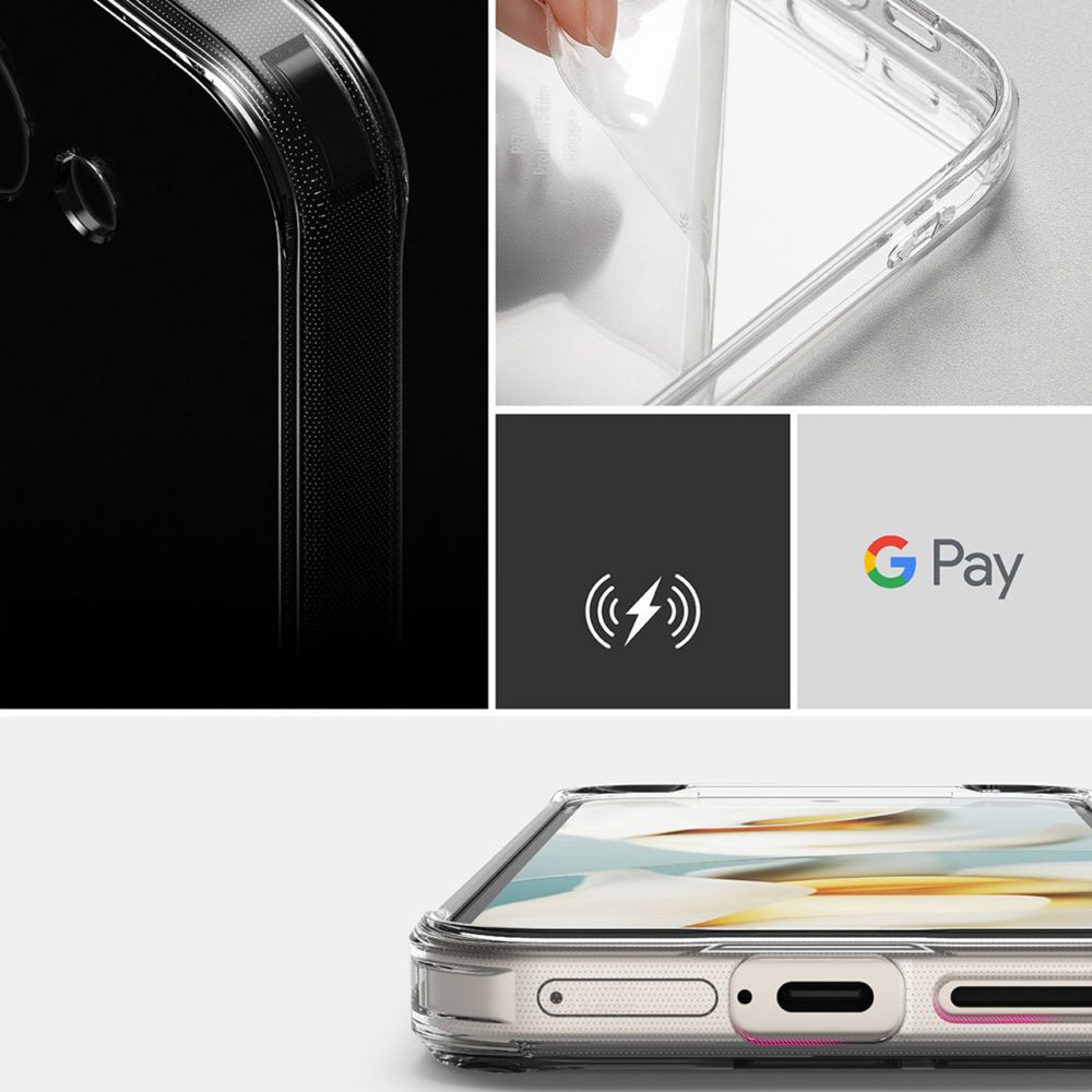 Coque pour Google Pixel 9a, Ringke, Fusion, Transparente Mate