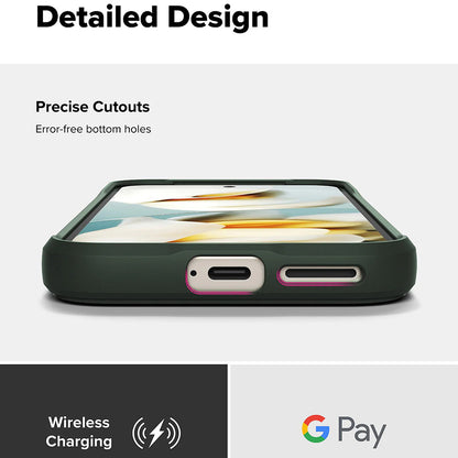 Coque pour Google Pixel 9a, Ringke, Onyx, Vert Foncé
