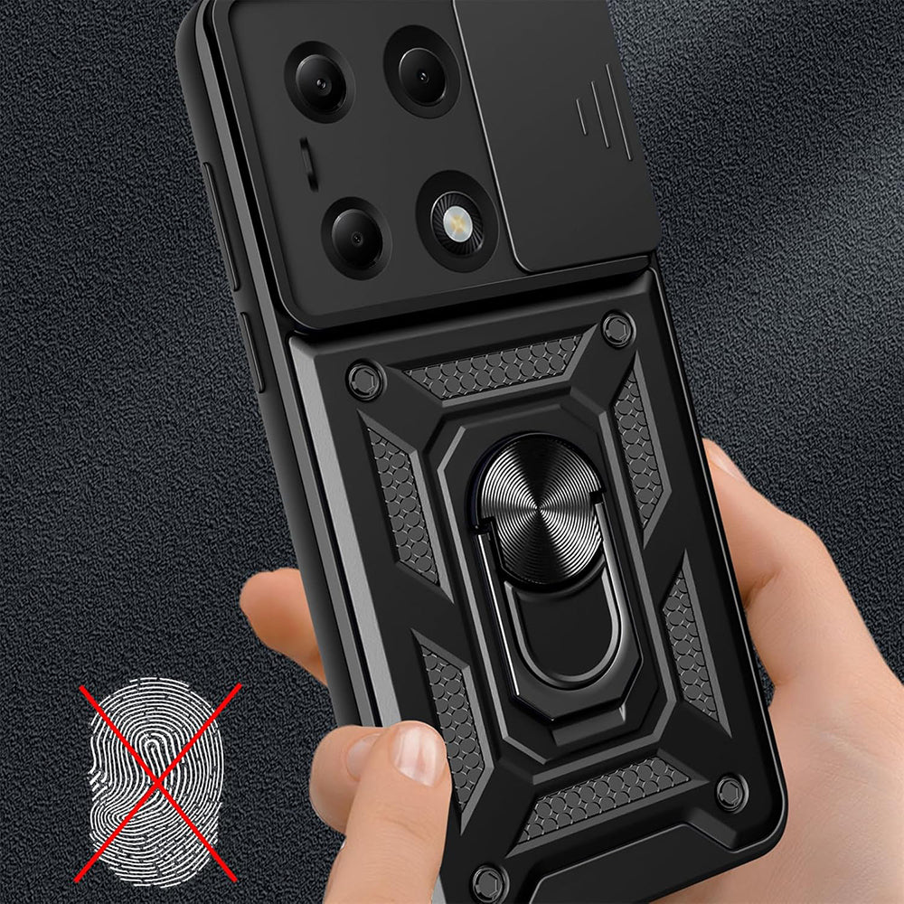 Case for Google Pixel 9a, Techsuit, CamShield, Black