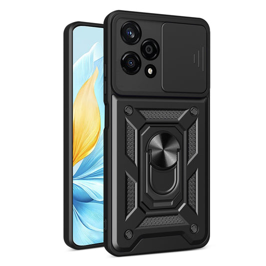 Coque pour Honor 200 Lite, Techsuit, CamShield, Noire